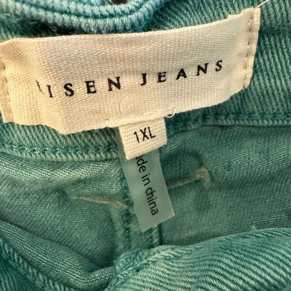 Women's Green Flare & Wide Leg Jeans by Risen - Picture 4 of 7